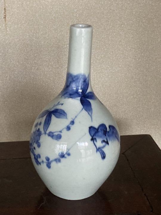 Amazon｜薩摩平佐焼 徳利 花瓶 染付 古伊万里 鍋島 平戸 九谷 織部